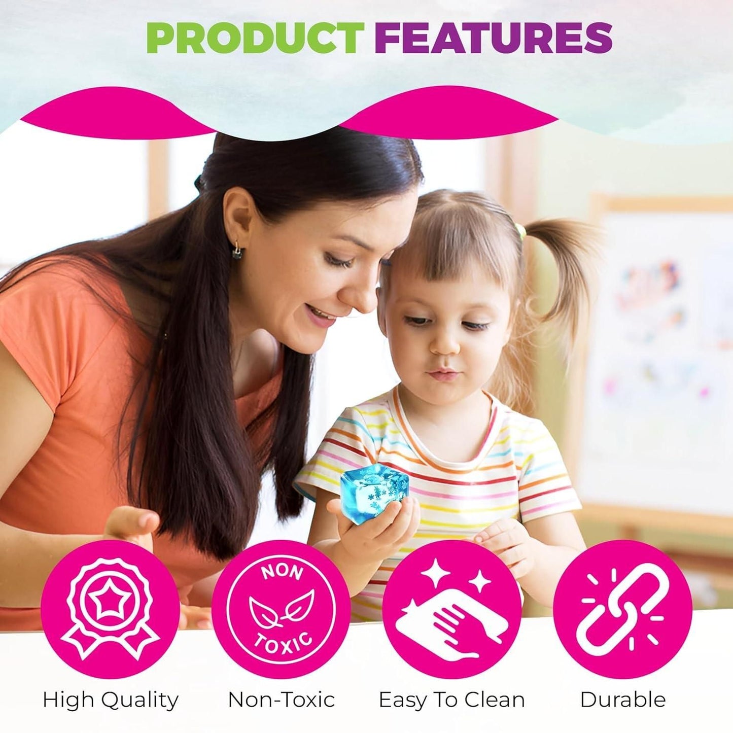 Ice Cube Stress Ball – Squishy Stress Relief Toy 🧊 m1by1q-q0