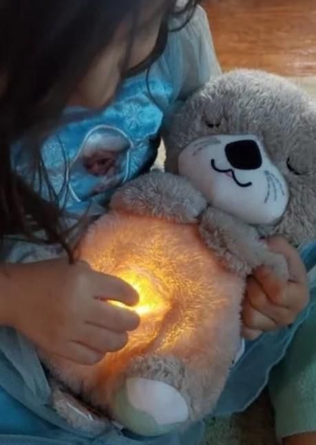 Breathing Teddy Bear with Soothing Music m1by1q-q0