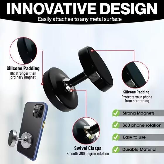 Dual Magnetic Smartphone Mount & Holder for Gym m1by1q-q0
