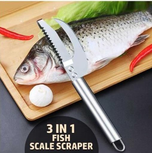 3-in-1 Stainless Steel Fish Scaler & Scraper Tool m1by1q-q0