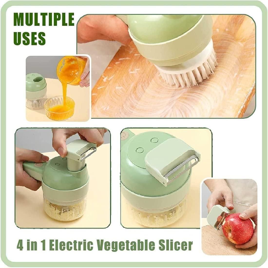 4-in-1 Portable Electric Vegetable Cutter Set m1by1q-q0