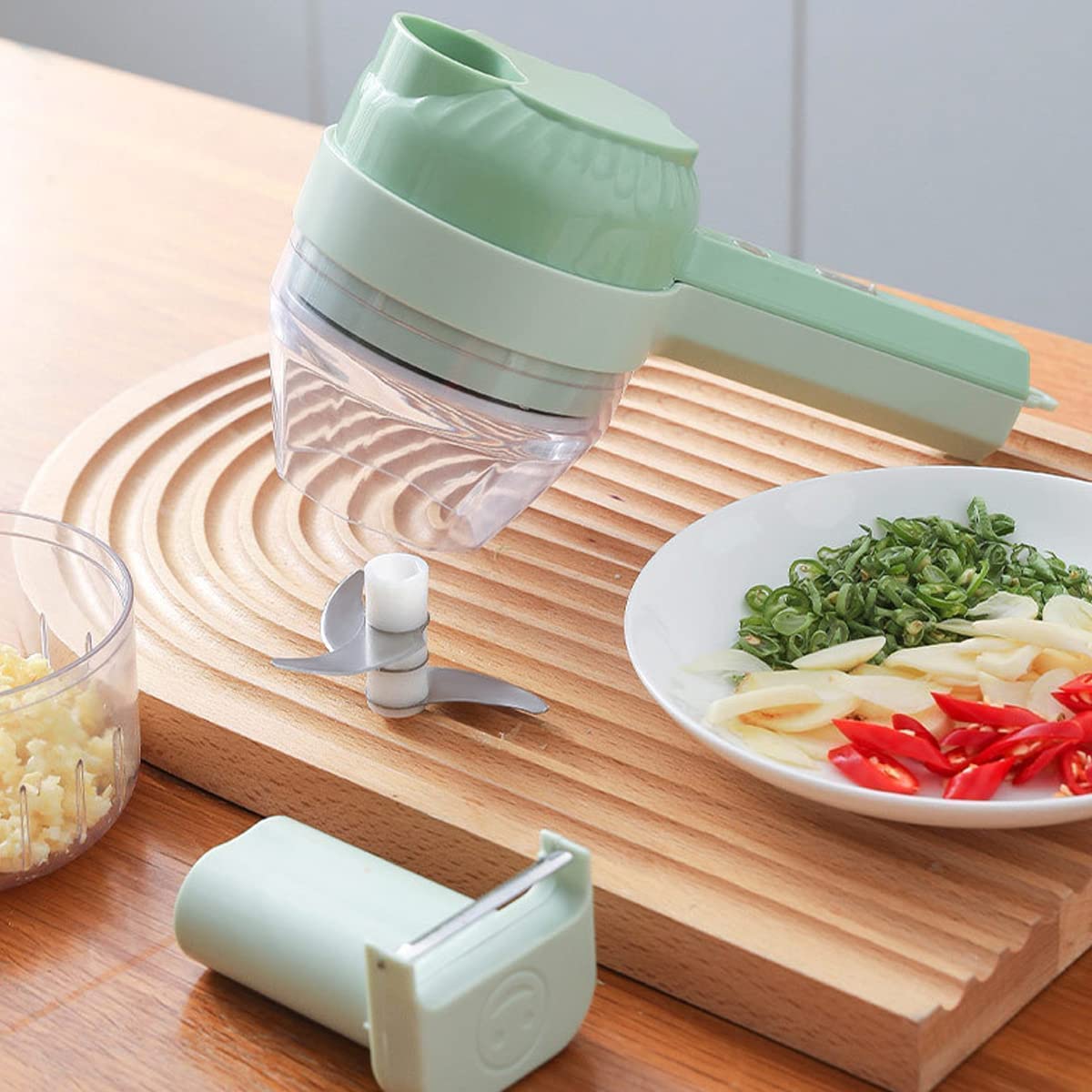 4-in-1 Portable Electric Vegetable Cutter Set m1by1q-q0