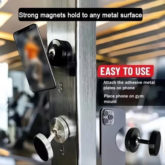 Dual Magnetic Smartphone Mount & Holder for Gym m1by1q-q0