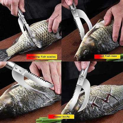 3-in-1 Stainless Steel Fish Scaler & Scraper Tool m1by1q-q0