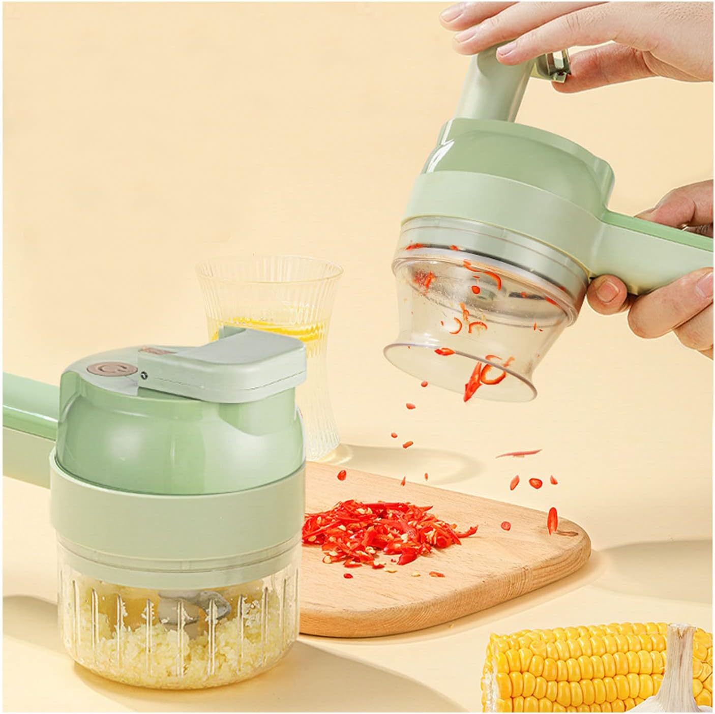 4-in-1 Portable Electric Vegetable Cutter Set m1by1q-q0