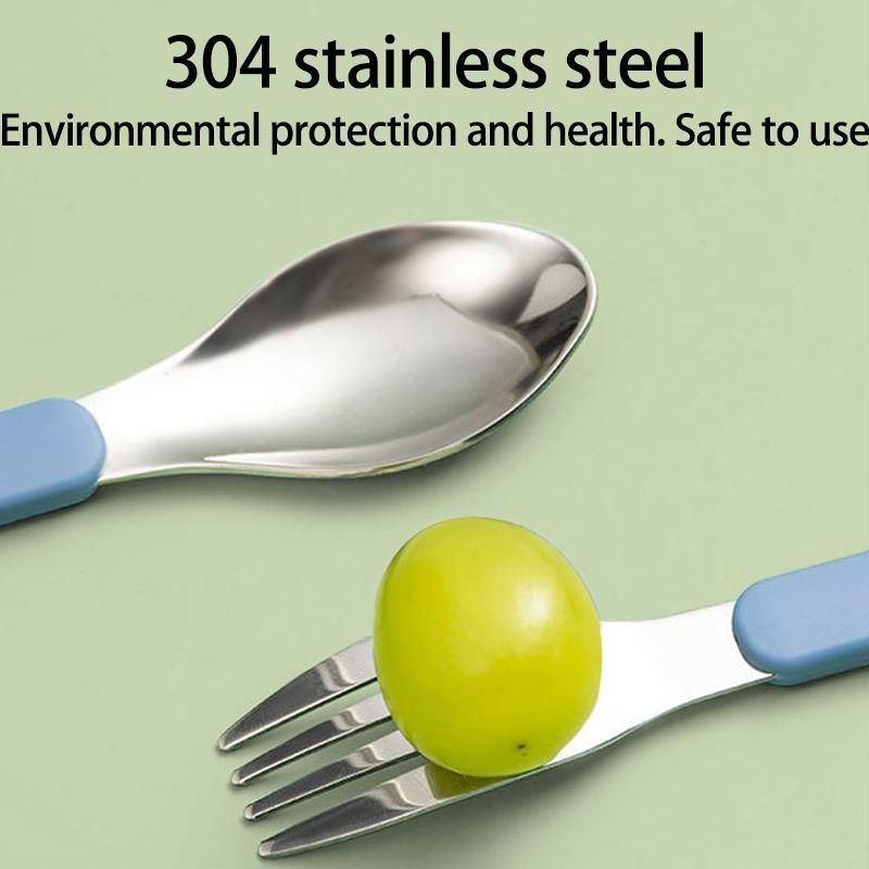 Portable Stainless Steel Chopsticks & Spoon Set — Perfect for Travel & Office m1by1q-q0