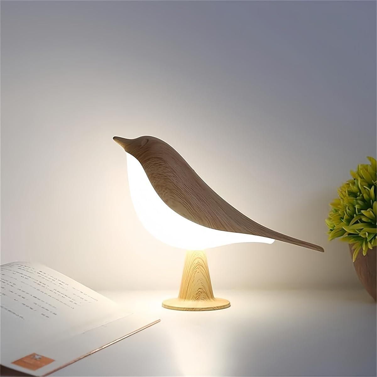 Elegant Table Bird Lamp LED | Decorative Night Lamp for Home, Bedroom & Gifting m1by1q-q0