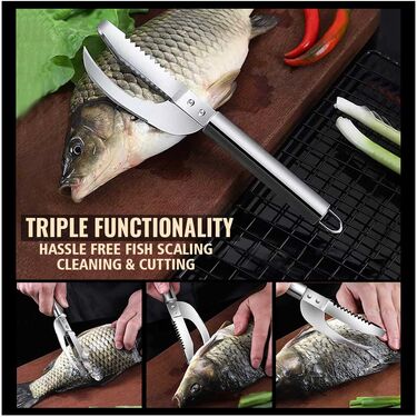 3-in-1 Stainless Steel Fish Scaler & Scraper Tool m1by1q-q0