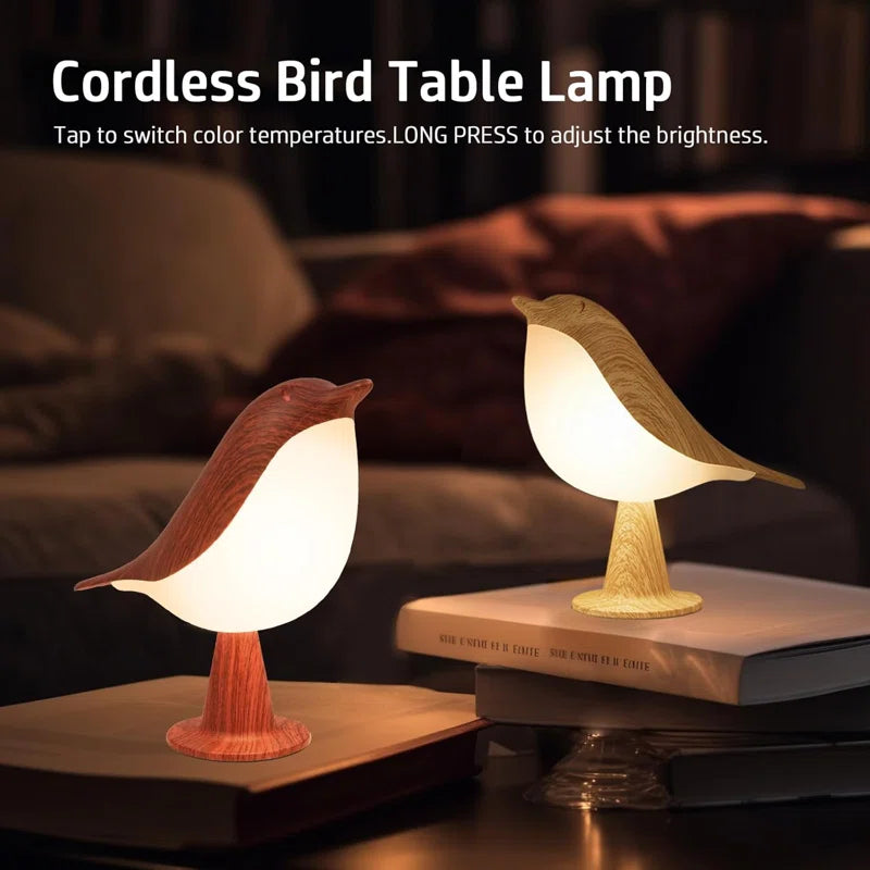 Elegant Table Bird Lamp LED | Decorative Night Lamp for Home, Bedroom & Gifting m1by1q-q0