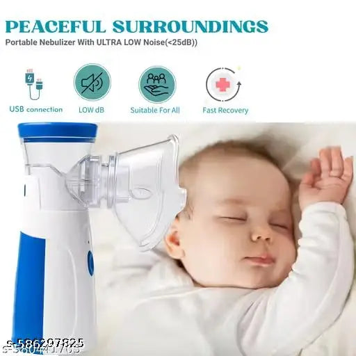 Portable Ultrasonic Rechargeable Mesh Nebulizer Machine | Lightweight & Powerful Respiratory Relief