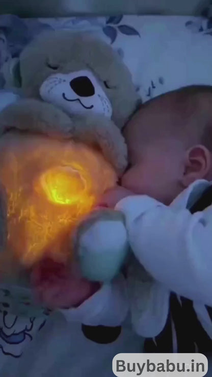 Breathing Teddy Bear with Soothing Music
